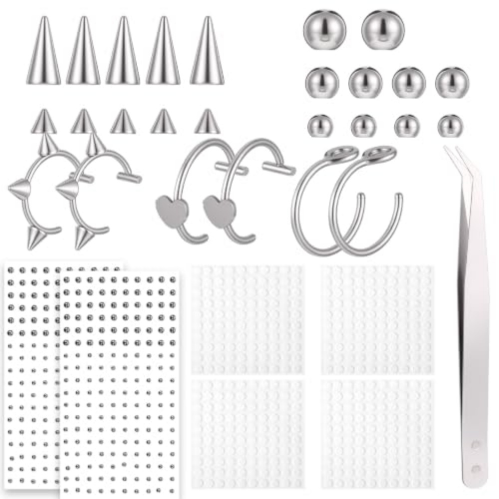 Body Jewelry Replacement Ball - مزيفة ثقب مجموعة غير ثقب الحاجب
