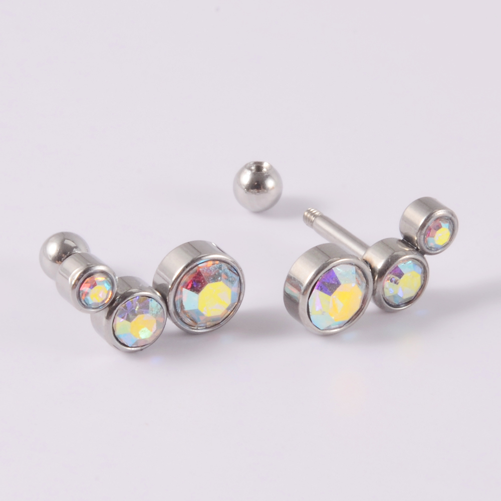 2 قطعة 361 الجراحية الصلب كريس - مراجعة Body Jewelry Surgical Steel وسعره