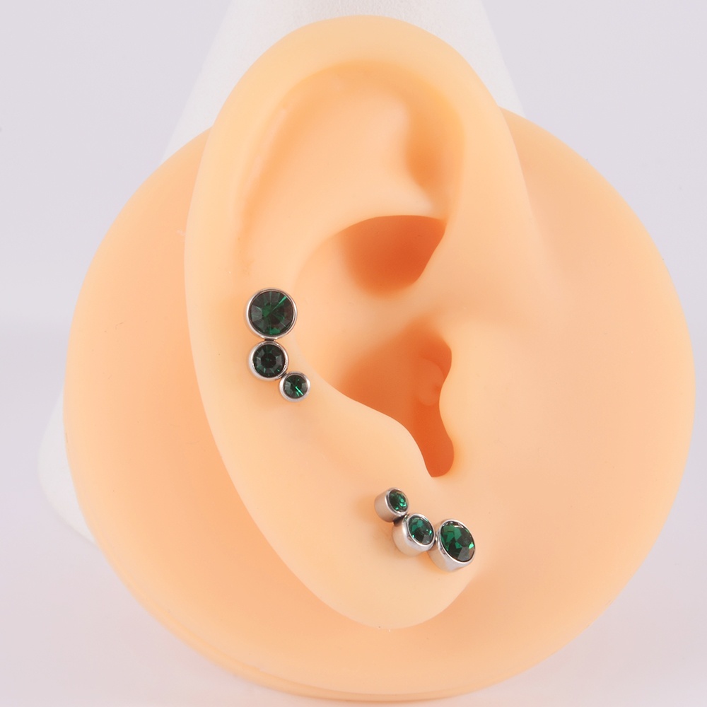 2 قطعة 361 الجراحية الصلب كريس - مراجعة Body Jewelry Surgical Steel وسعره