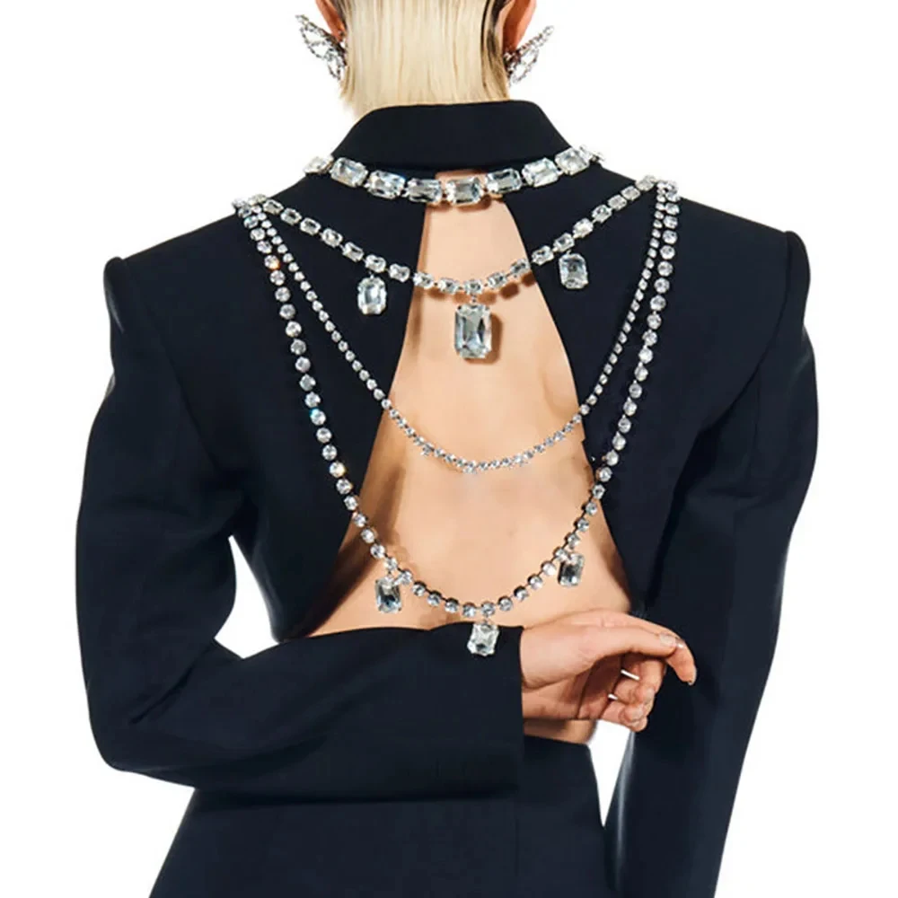 سلسلة جسم بشراشيب طويلة من حجر - مراجعة Body Jewelry Necklace وسعره