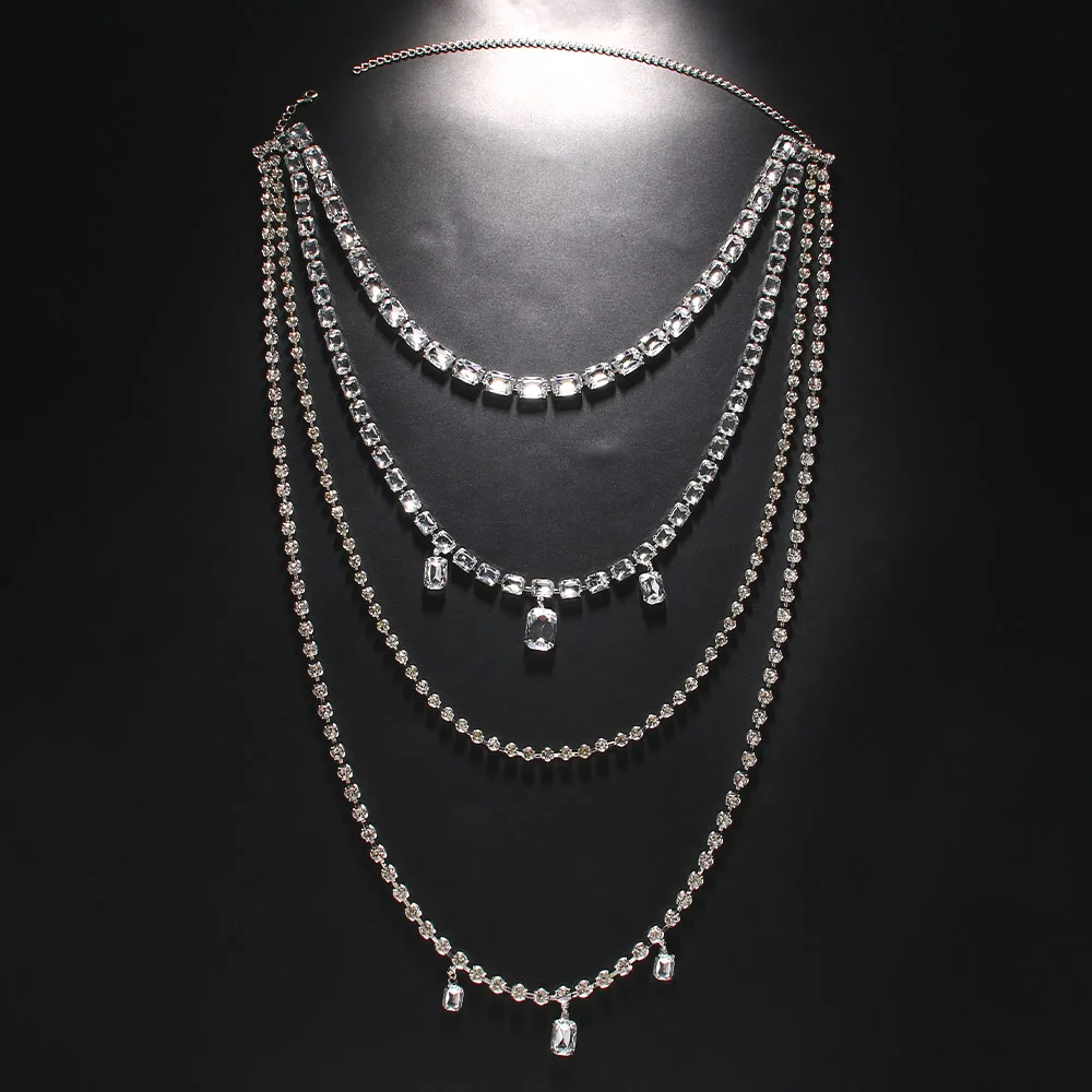 سلسلة جسم بشراشيب طويلة من حجر - مراجعة Body Jewelry Necklace وسعره